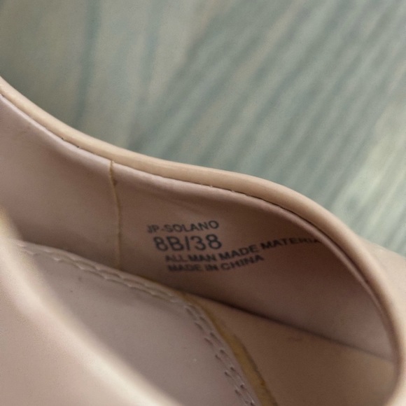 Jessica Simpson Solano Nude Tan Rose Gold Champagne Slingback Heels Pumps size 8 - Picture 8 of 12